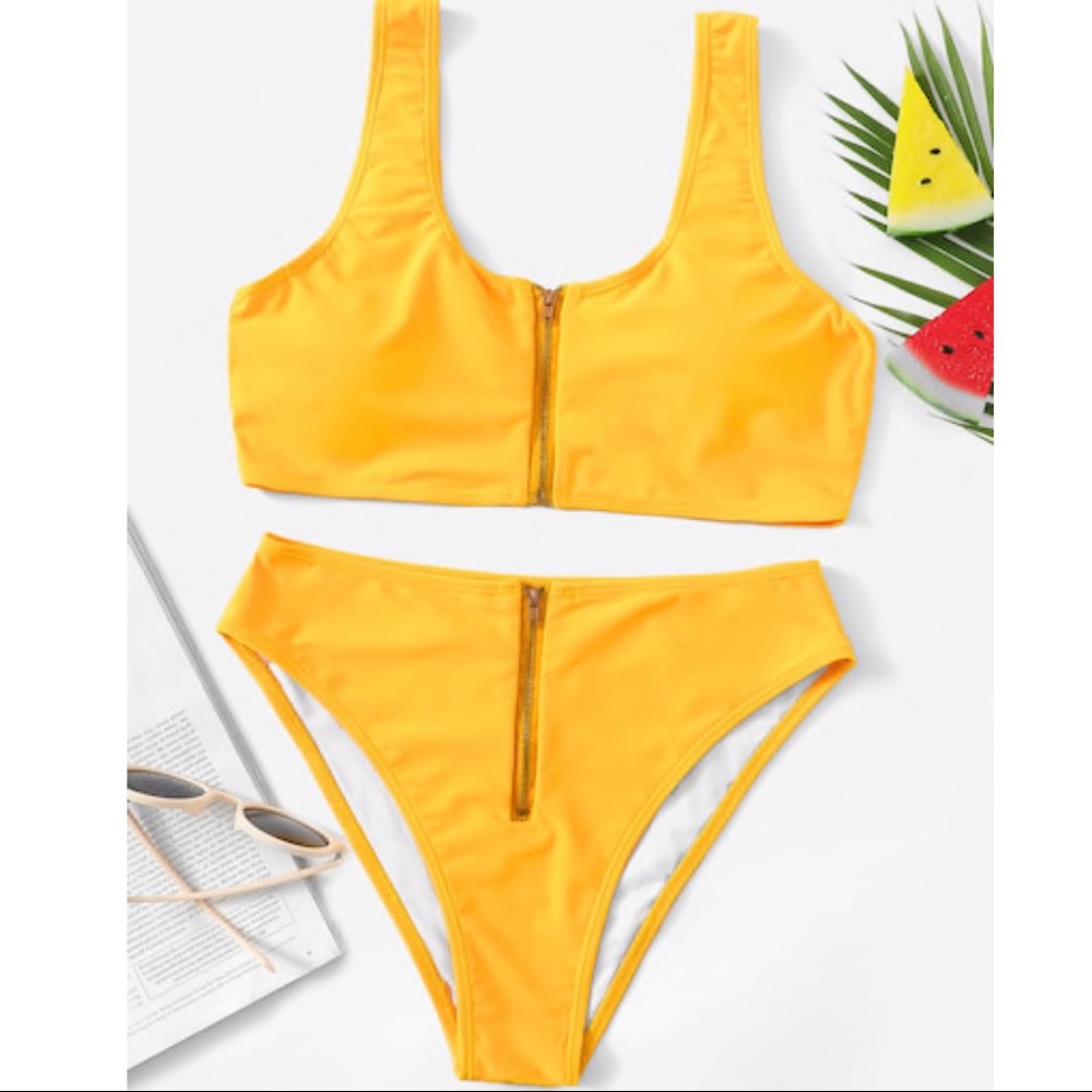 ☀️SALE! Bright Zip-Up Bikini